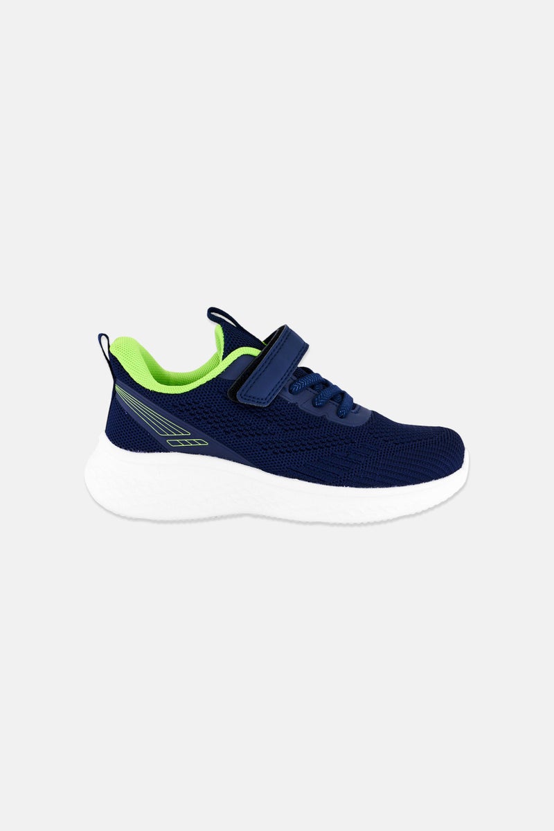 Mudd Kids Boy Velcro Closure Outdoor Shoes, Navy - Image 4